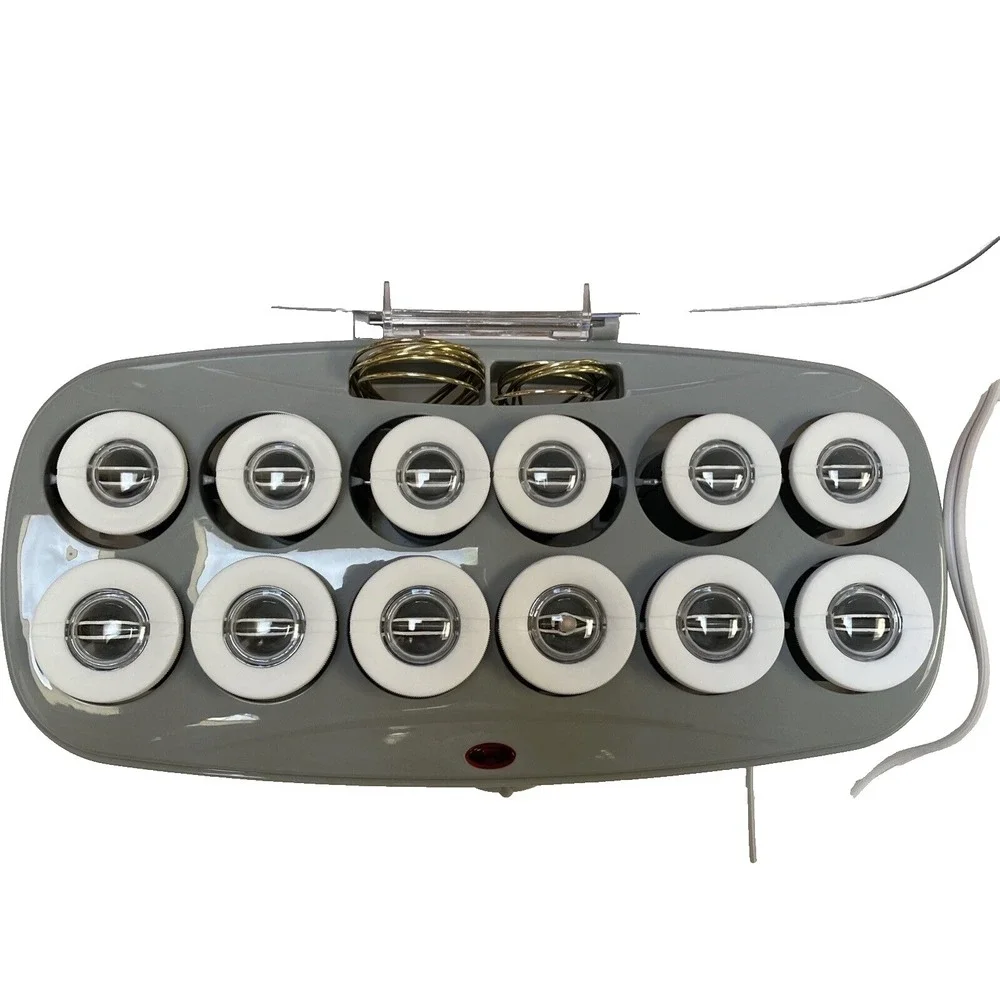 Jilbère by Conair‎ Prof Ceramic Tools Porcelain 12 Hot Roller Set-Open Box